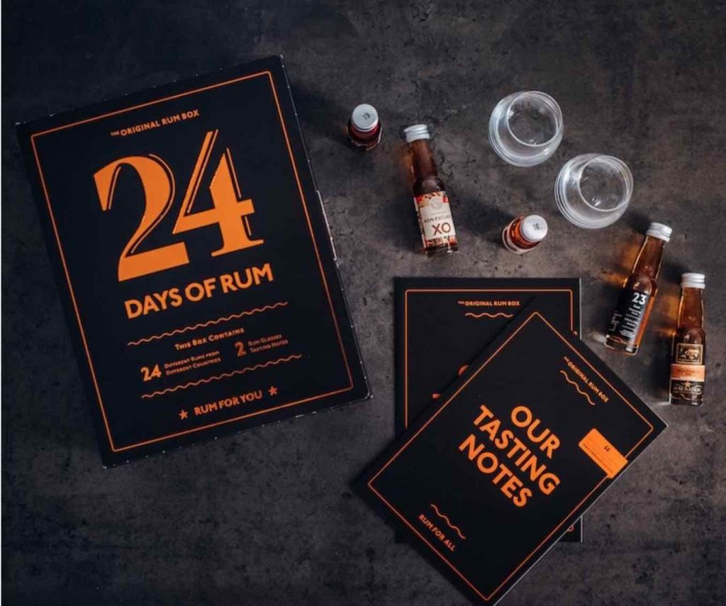 dárky pro muže rumový kalendář