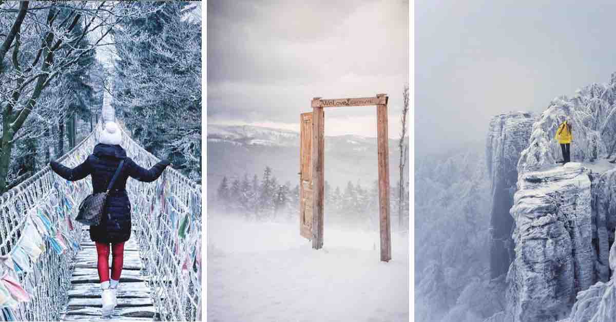 15 úžasných míst v Česku, která zasypal sníh